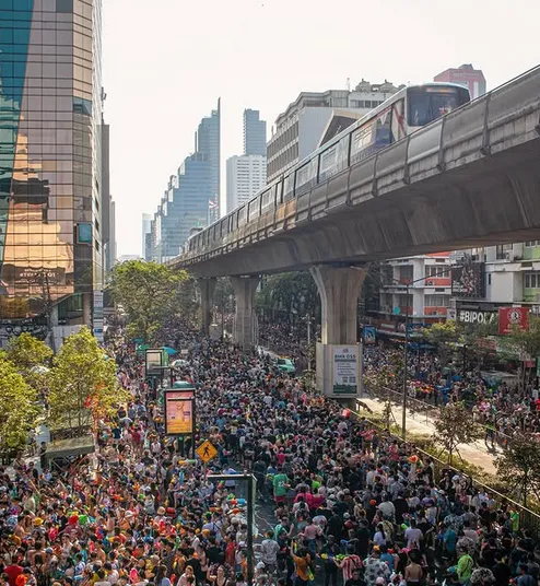 Songkran i Bangkok