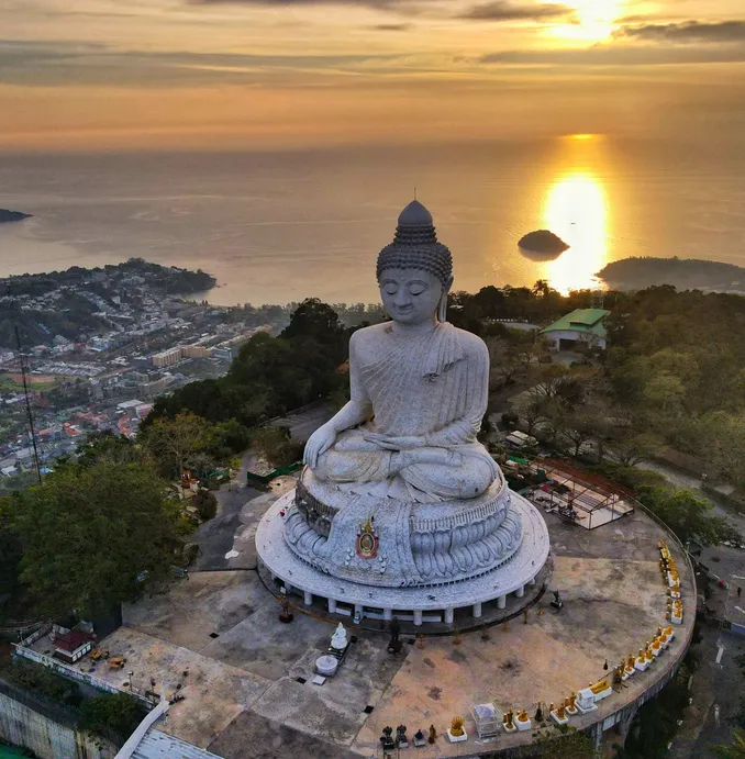 Drönare används ofta för att få till häpnadsväckande bilder i Thailand
