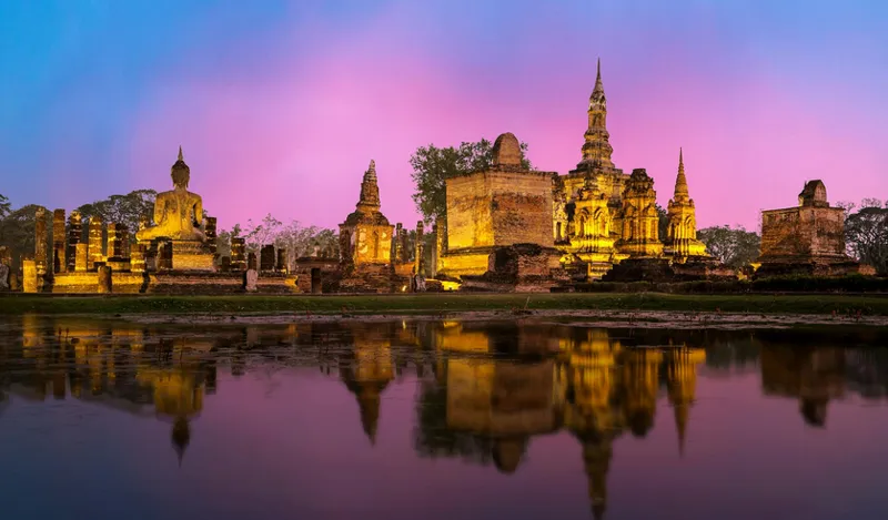 När templet speglar Thailands själ