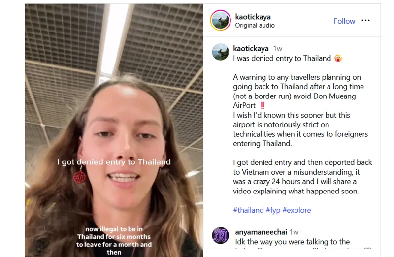 Nekades inresa efter lång vistelse – inte på grund av kontantbrist