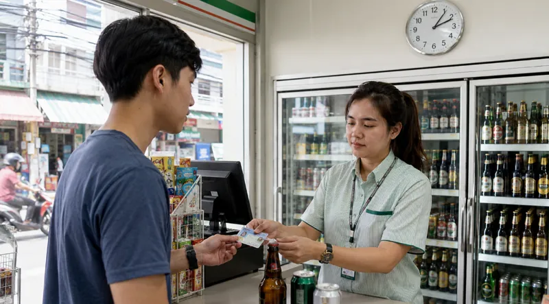 Åldersgräns och tider för alkohol