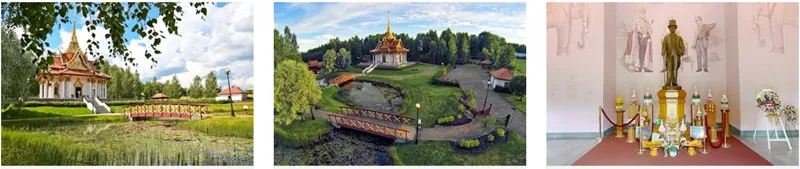 Den thailändska paviljongen i Utanede