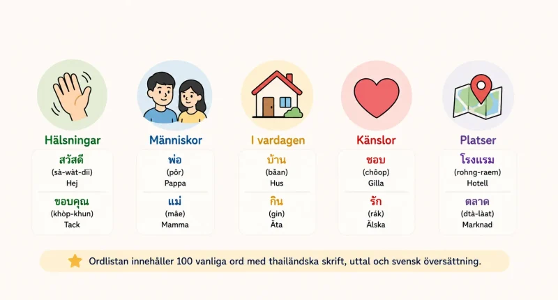 100 vanligaste