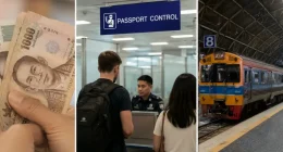 Nya besked om pengar, passkontroller och tåg i Thailand