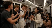 Italienska turister på BTS i Bangkok så slutade bråket