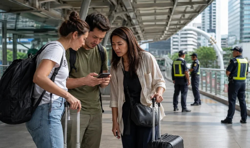 Skolskjutningen utanför Bangkok