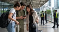 Skolskjutningen utanför Bangkok