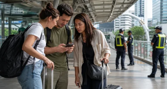 Skolskjutningen utanför Bangkok